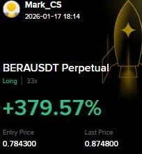 BERA Futures Profit Proof (+370%) - CryptoSphere Audited Signal Setup