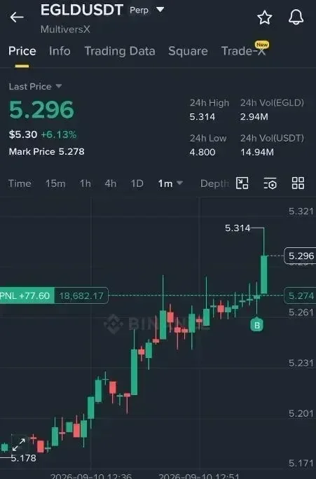 EGLD Futures Setup Chart - Signal #EGLD49914713