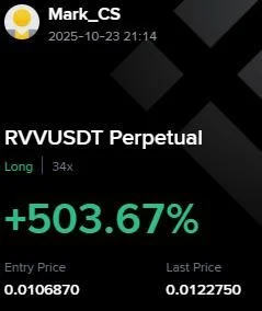 RVV Futures Profit Proof (+500%) - CryptoSphere Audited Signal Setup