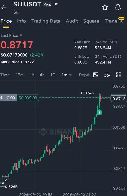 SUI Futures Setup Chart - Signal #SUI56817240