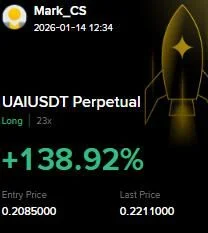 UAI Futures Profit Proof (+138%) - CryptoSphere Audited Signal Setup